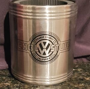 NWT Volkswagen Stainless Steel Koozie